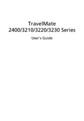 Acer TravelMate 3230 User Manual