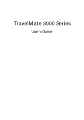 Acer TravelMate 3000 Series User Manual