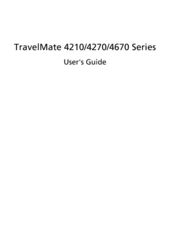 Acer TravelMate 4210 User Manual