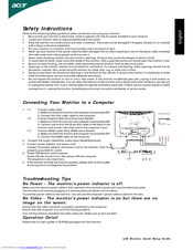 Acer HN274H Quick Setup Manual