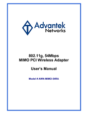 Advantek Networks AWN-MIMO-54RA User Manual
