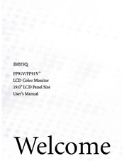 Benq FP91V+ User Manual