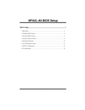 Biostar NF4UL-A9 Bios Setup Manual