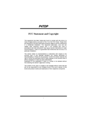 Biostar P4 TDP User Manual