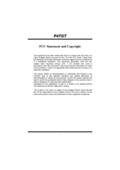 Biostar P4TGT User Manual