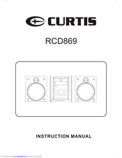 Curtis RCD869 Instruction Manual