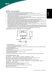 Acer P206HV Quick Setup Manual