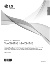 LG WM3070H Series Owner's Manual