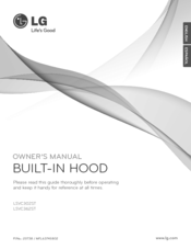 Lg LSVC302ST Owner's Manual