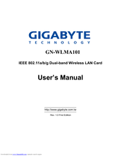Gigabyte GN-WLMA101 User Manual