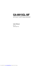 Gigabyte GA-8I915GL-MF User Manual