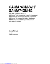 Gigabyte GA-MA74GM-S2H User Manual