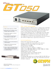 Glyph GT0501F-500 Technical Specifications
