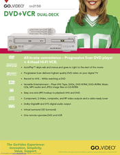GoVideo DV2150 Specifications