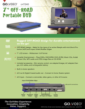GoVideo DP7240 Features