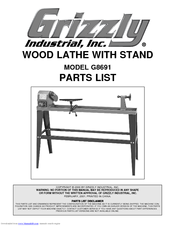 Grizzly G8691 Parts List