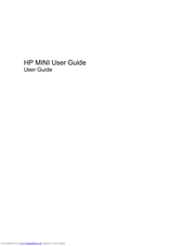 HP Mini 1000 - PC User Manual