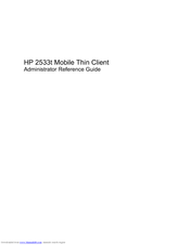 HP 2533t - Compaq Mobile Thin Client Administrator's Reference Manual