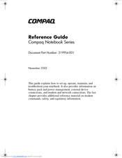 HP Compaq Presario 2105 Reference Manual