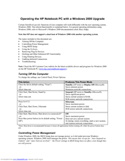 HP OmniBook XE2-DI - Notebook PC Supplementary Manual