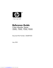 HP 5500 series Reference Manual