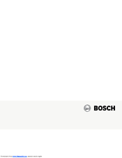 Bosch SPV5ES53UC Operating Instructions Manual
