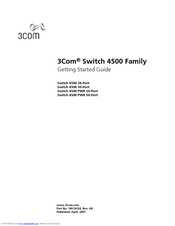 3Com ProCurve E4500-48 Getting Started Manual