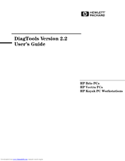 HP DiagTools 2.2 User Manual