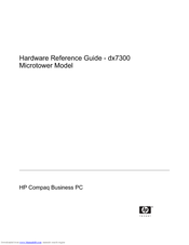 HP Compaq dx7300 Hardware Reference Manual