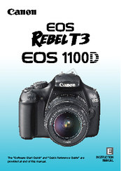 Canon EOS Rebel T3 18-55mm IS II Kit Instruction Manual