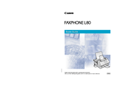 Canon FAXPHONE L80 Basic Manual