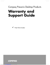 HP Compaq Presario S0000 series Support Manual