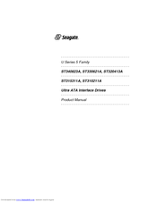 Seagate ST340823A Product Manual
