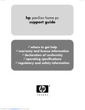 HP Pavilion t124 Support Manual