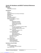 HP Vectra XU5 Reference Manual