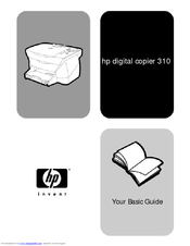 HP C8431A - Digital Copier 310 Color Inkjet Basic Manual