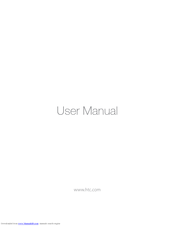 HTC Touch2 User Manual