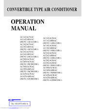 Haier AU242ABNAC Operation Manual