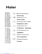 Haier CF-300GAA Instructions For Use Manual