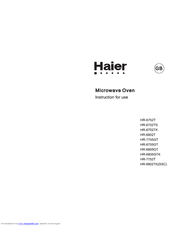Haier HR-6752TH Instructions For Use Manual