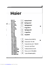 Haier HR-133AE User Manual