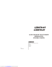 Haier L26A7A-A1 Operating Instructions Manual