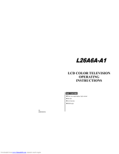 Haier L26A6A-A1 Operating Instructions Manual