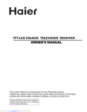 Haier L32A9A-A Owner's Manual