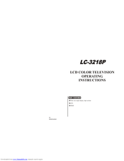 Haier LC-3218P Operating Instructions Manual