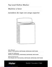 Haier GWT700AW - Genesis Series 27 Washer User Manual