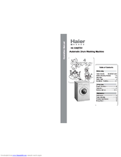 Haier HL1206TXV Operation Manual