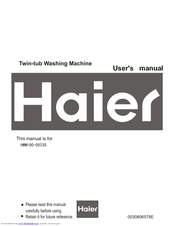 Haier HWM100-0523S User Manual