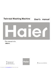Haier HWM68VA User Manual