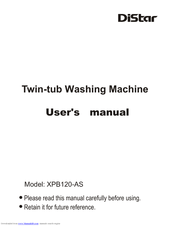 Distar XPB120-AS User Manual